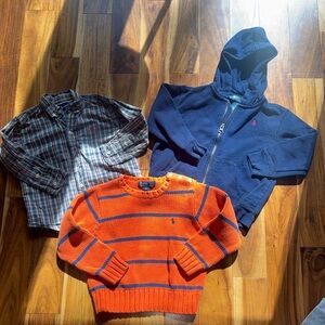 Ralph Lauren Boys Size 4 Bundle of 3 Tops.